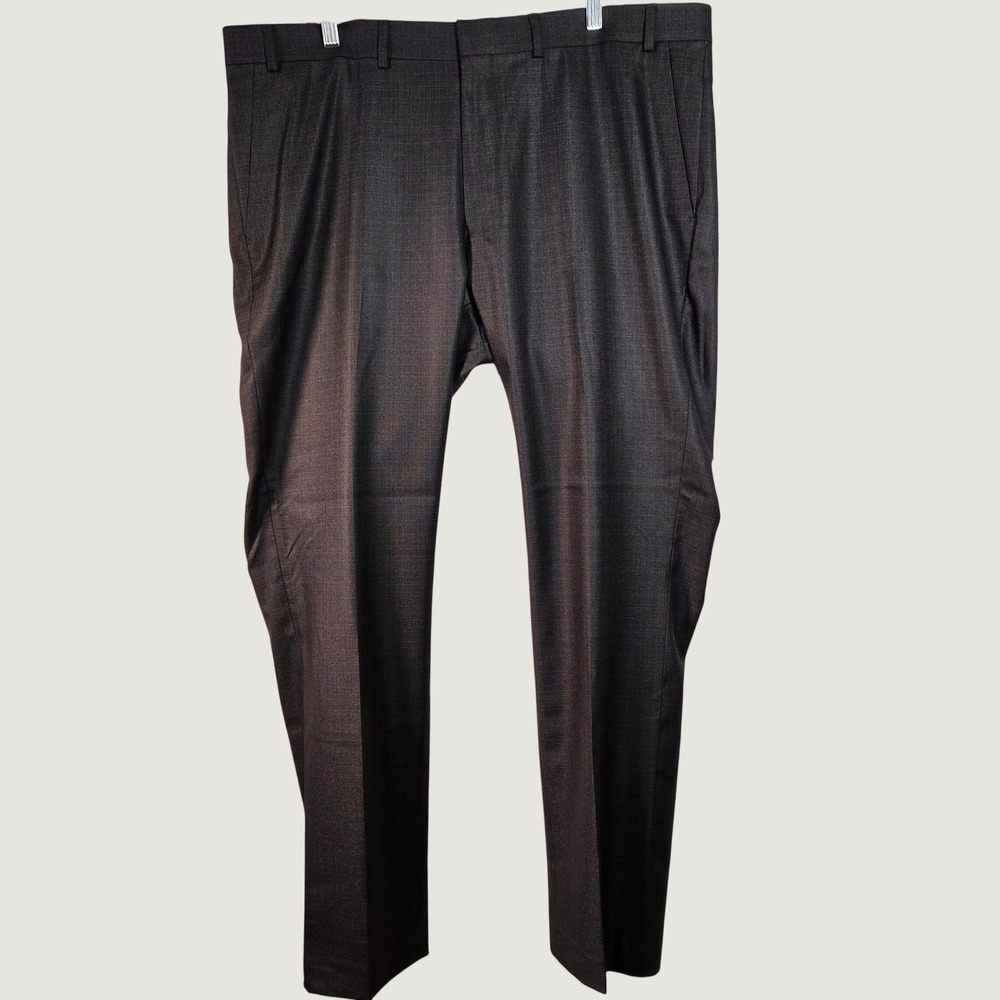 NWT Kenneth Cole Reaction Mens Techni-Cole Modern Fit Flex Suit Pants 40x32 Grey